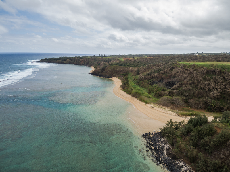 Pristine Pilaʻa Beach is just one of several beaches that borders Zuckerberg’s vast estate.
